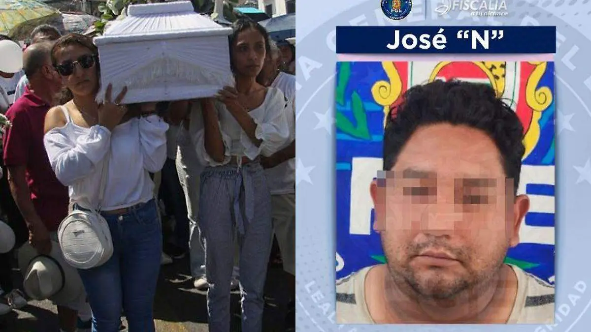 Funeral niña Camila en Taxco_detenido